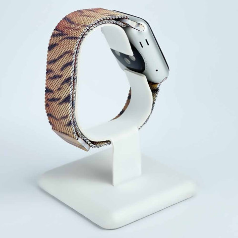 Ремешок для Apple watch 38/40/41mm Milanese Loop Band Tiger Ремешок для Apple watch 38/40/41mm Milanese Loop Band Tiger
